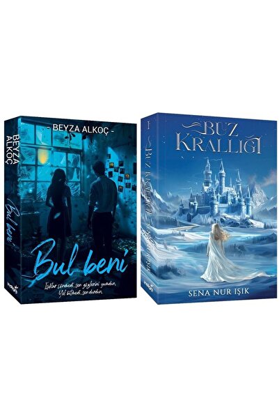 İndigo Kitap Bul Beni + Buz Krallığı  Karton Kapak 2 'li Set Beyza Alkoç
