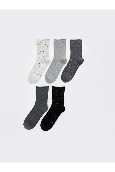 LC Waikiki Set of 5 Patterned Women's Socks