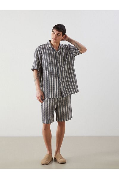 LC Waikiki Ανδρικό σορτς με ρίγες Standard Fit