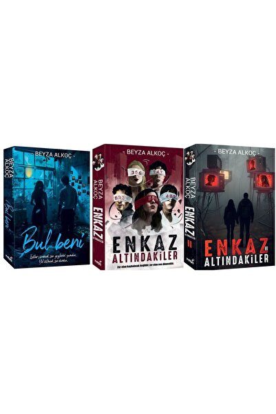 İndigo Kitap Bul Beni + Enkaz Altındakiler 1 + Enkaz Altındakiler 2  Karton K...