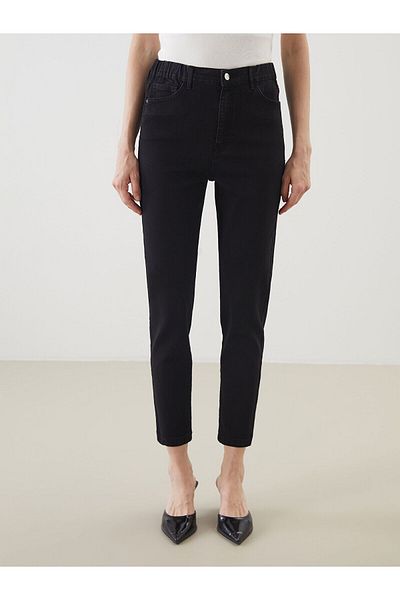 LC Waikiki Pantaloni de damă Slim Mom Jean