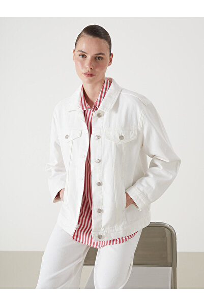 LC Waikiki Peak New Season Shirt Collar Women's Jean Jacket