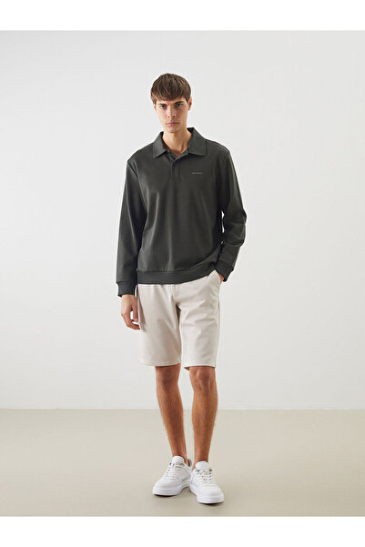 LC Waikiki İzr Yeni Sezon Polo Yaka Erkek Sweatshirt