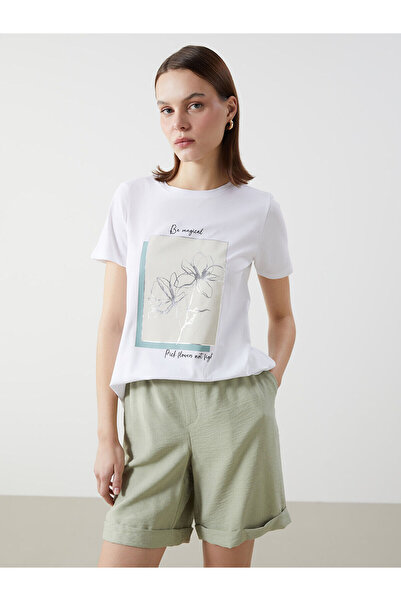 LC Waikiki Peak New Season Crew Neck Printed Women's T-Shirt