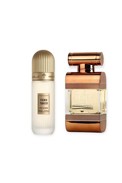 IBRAHEEM AL.QURASHI French Tobacco 200ml with Bekoz Perfume 100ml