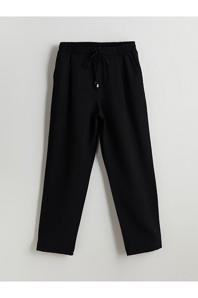 LC Waikiki New Season Elastic Waist Carrot Cut Women's Trousers - S5Ge23Z8