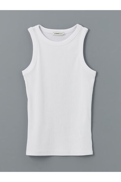 LC Waikiki Tricou pentru femei cu decolteu rotund de sezon nou - S5EM10Z8
