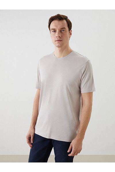 LC Waikiki Ανδρικό T-Shirt από βαμβακερό χτενισμένο λαιμό