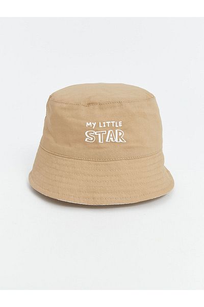 LC Waikiki Text Printed Baby Boy Bucket Hat