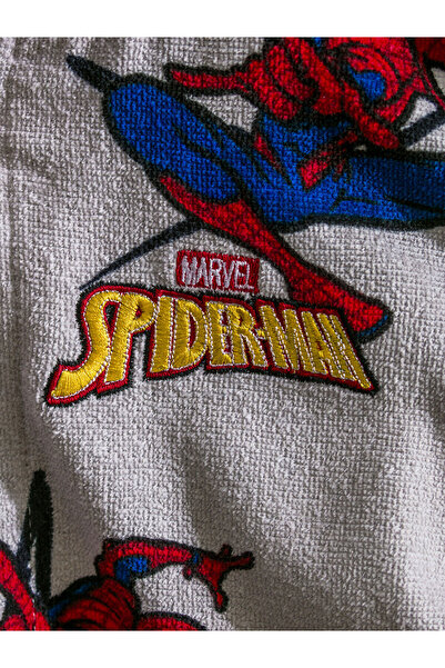 LC Waikiki LCWK Хлопчачий халат з принтом Людина-павук