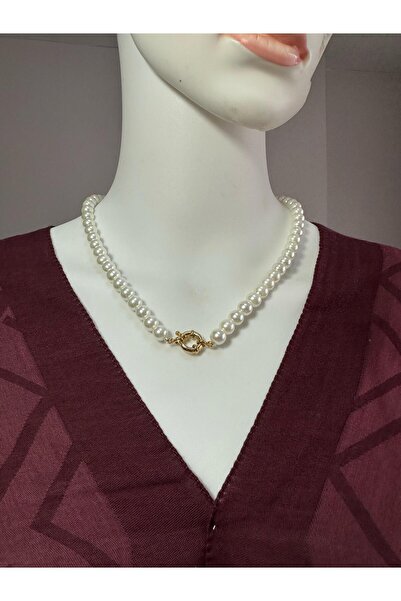 Uno Di Famiglia 8 Mm Cam Incili Gemici Kilitli Kolye , Altın Takılan Kolye , ...