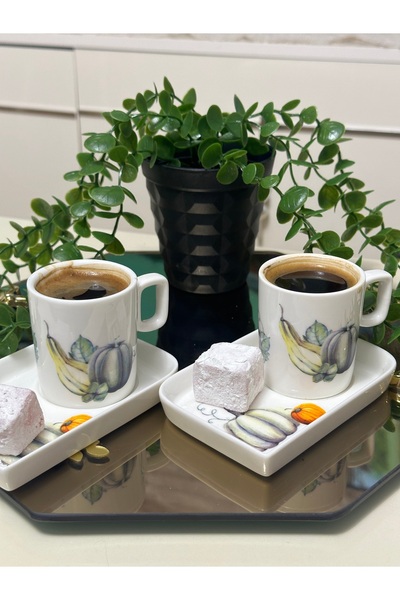 Lilac Home Floare artificială, ghiveci negru, colț de cafea, mini eucalipt