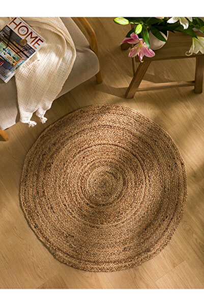 LC Waikiki LCWK Yuvarlak Hasır Halı 90x90 Cm