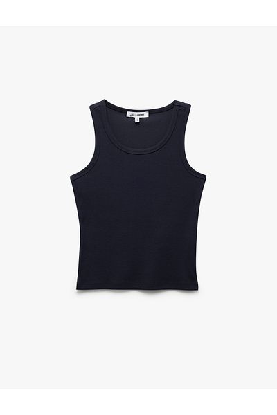Koton New Season Sleeveless Crew Neck Viscose Blended Basic Women's Undershirt