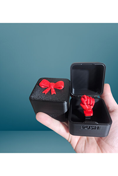 HobiHub Nah Sürpriz Kutusu Siyah – Şaka ve Mizah Kutusu – Eğlenceli Hediye Kapak Elle Açılır