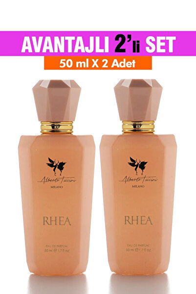 Alberto Taccini Rhea Kadın Parfümü 50 ml 2'Li Set
