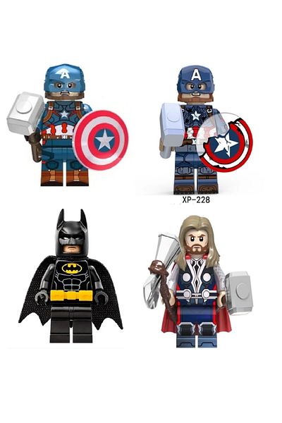 marimari 4 Compatible Building Blocks Minifigure Set