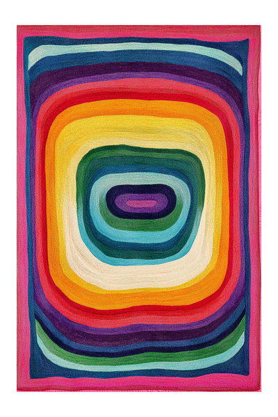 Rugs Modern Halı Nova Art Çok Renkli Geometrik Modern Dokuma Taban Dekoratif ...