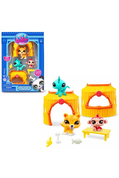 Sunman Littlest Pet Shop Miniatures 515 Forest Themed 3 Pieces 4+