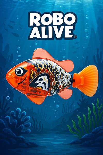 Fillikutum Robo Fish Robo Alive Series Robotic Swimming Fish Floating Fish Changing Color in Water