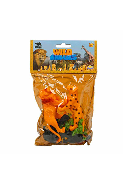 Sunman VAHŞİ HAYVANLAR PVC POŞET KARTELA KÜÇÜK 3+