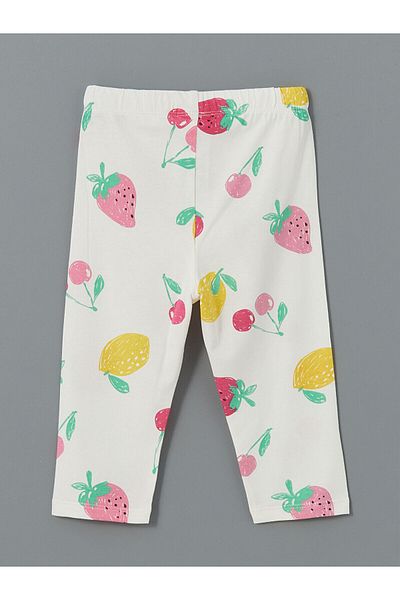 LC Waikiki Lcwk Elastic Waist Printed Girls' Leggings
