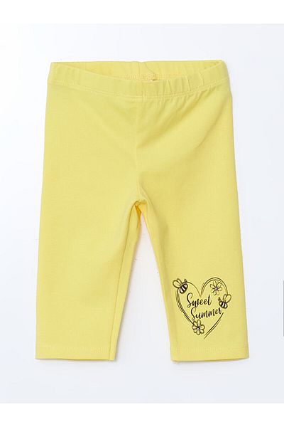 LC Waikiki Lcwk Elastic Waist Printed Girls' Leggings