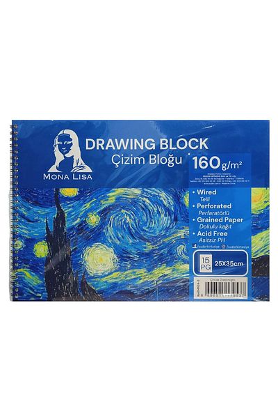 Monalisa CARTOON NOTEBOOK 25x35 SPIRAL 160 GR 15 YP MN24-2