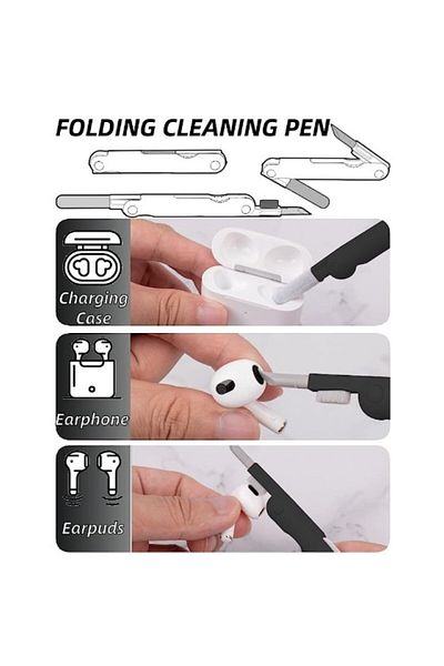 LiderGlobal Multifunctional 7 in 1 keyboard screen earphone cleaning kit