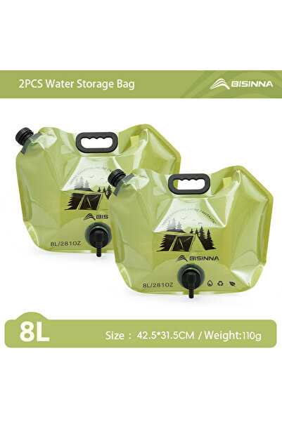 BSWolf 2 قطعة من حقيبة المياه الصغيرة القابلة للطي من BSWOLF للتخييم في الهوا...