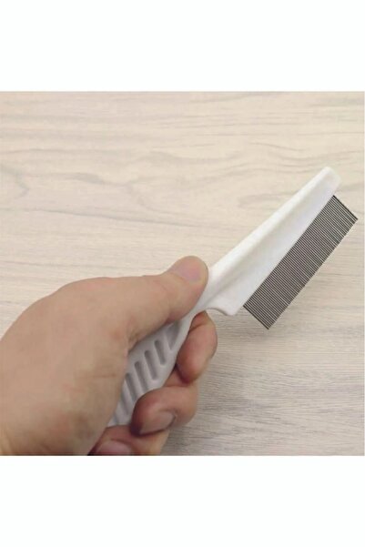 PatiCarni Be Active Kedi Köpek Saplı Tüy Bit Pire Toplayıcı Toplama Temizleme Tarağı Tarak Bit Pire Temizleme