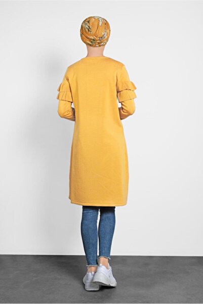 Alvina 40003 Μοντέλο Firfir Λεπτομερές Πλεκτό Τούνικ