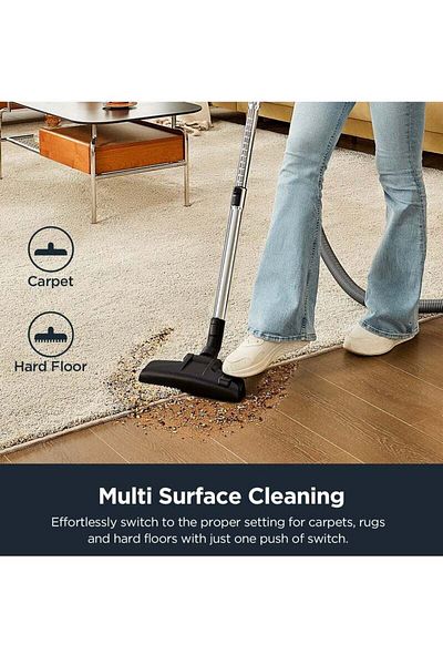 Eureka 1800W Vacuum Cleaner 2.5L Dust Cup 16Kpa Cyclone Filtration Canister Bagless Vacuum Cleaner