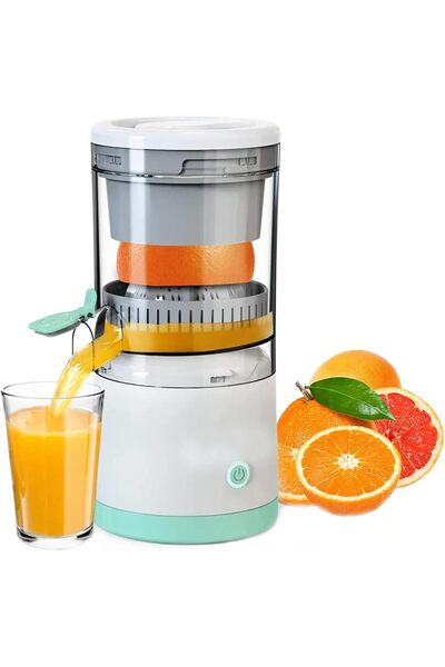 COOYA Electric Juicer,Rechargeable with USB Cable,for Orange,Lemon, Grapefruit,Ideal for Outdoor Camping