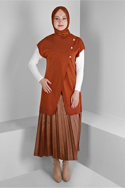 Alvina STONE DETAILED KNIT SWEATER 43124