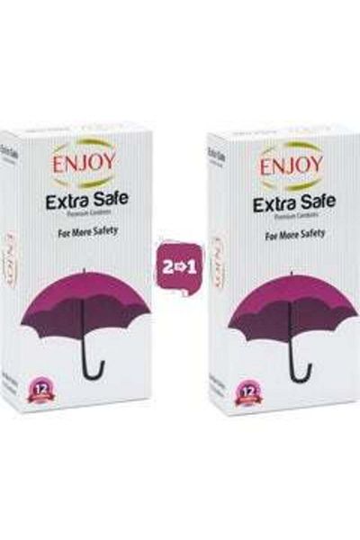 Enjoy Enjoy Ultra Safe Premium Condoms, 12 Count