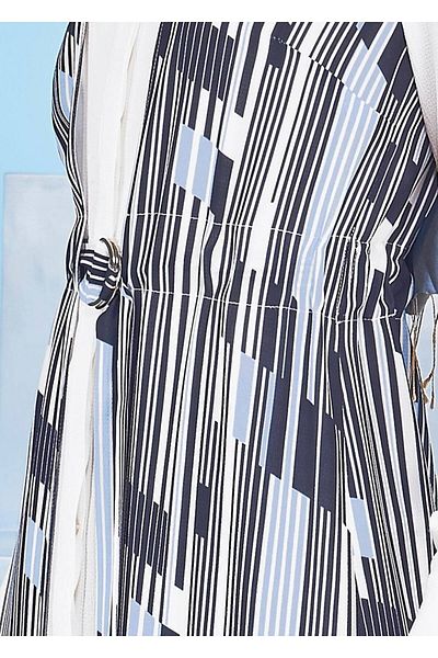 TRENDTESETTÜR Γυναικείο μπλε γιλέκο με κορδόνια Tunik 4297