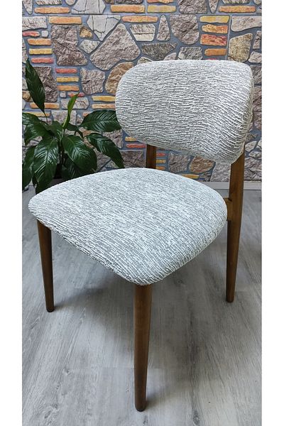 COVER TEKSTİL Bohemian New Model Chair Sword Jacquard Wood Nightmare