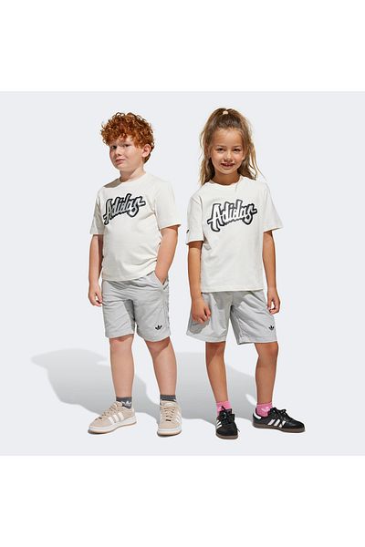 adidas Originals Kids White Shorts Set