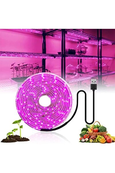 MultiZone Bitki Büyütme İçin 1 Metre USB Led Aydınlatma Tam Spektrum Lambası