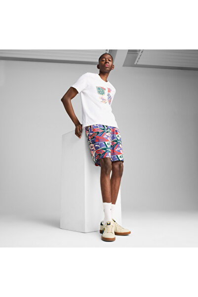 Puma Ανδρικό λευκό μπλουζάκι Wardrobe Ess Graphic