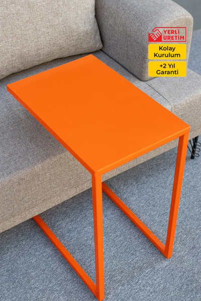 Adowan Turuncu Metal C Sehpa 🟧