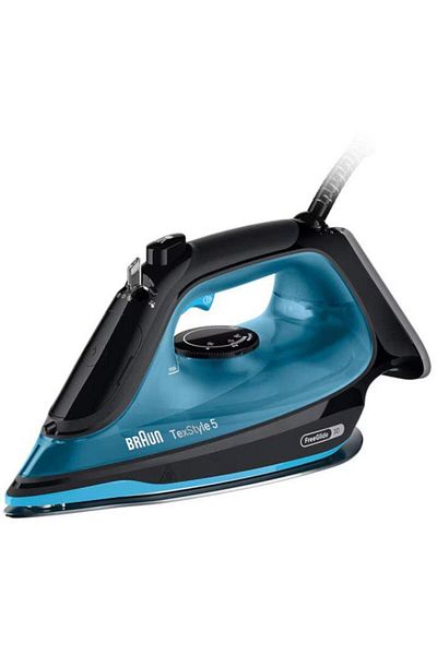 Braun Fier de calcat Braun TexStyle 5 SI5256BL, 2600 W, Rezervor 300 ml, Debit de abur 50 g/min