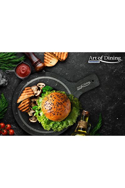 Art of Dinning by Heinner PLACĂ ROTUNDĂ CU MÂNER 28X20 CM