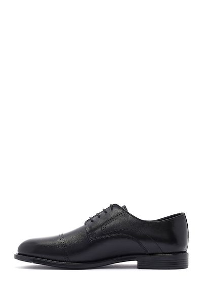 Derimod Men's Black Laced Leather Classic Shoes 25Sfd 621218