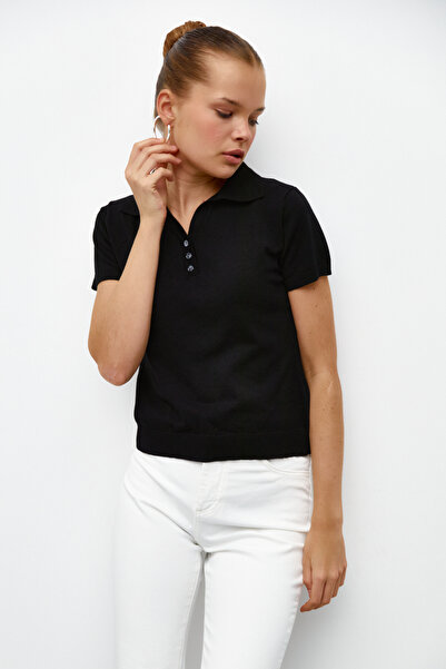 urban focus Polo Neck Knitwear T-Shirt