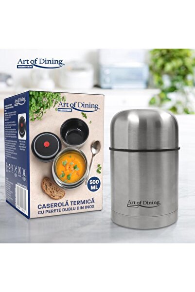 Art of Dinning by Heinner THERMAL PAN, DOUBLE WALL, STAINLESS STEEL, 500 ML