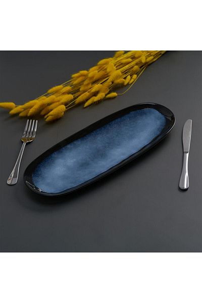 Art of Dinning by Heinner PLATOU CERAMICA 38 x 15 CM, SERENITY