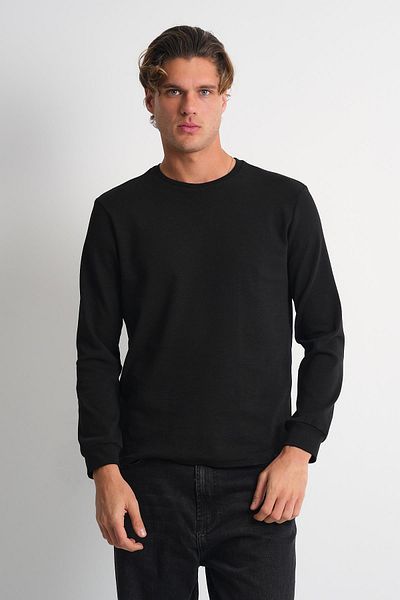 ALEXANDERGARDI Long Sleeve Crew Neck Basic Sweatshirt