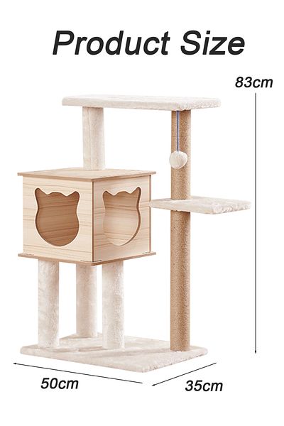 KidLe Cat Climbing Frame Cat Tree Kitten Tower Cat Tower